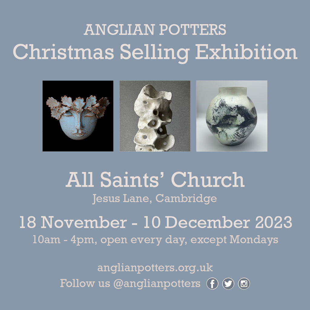 Christmas exhibition with Anglian Potters Thelermont Hupton
