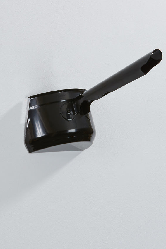 Saucepan wall art or hook, black colour