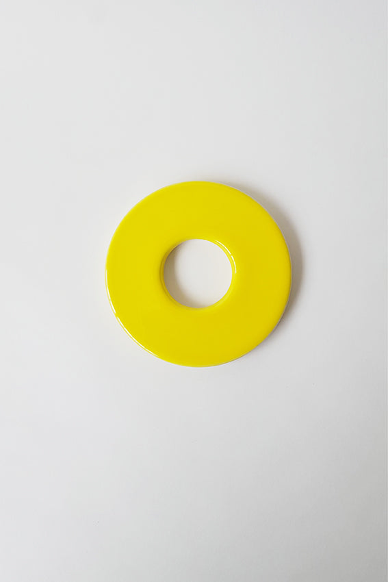 Coaster round ceramic, Primary